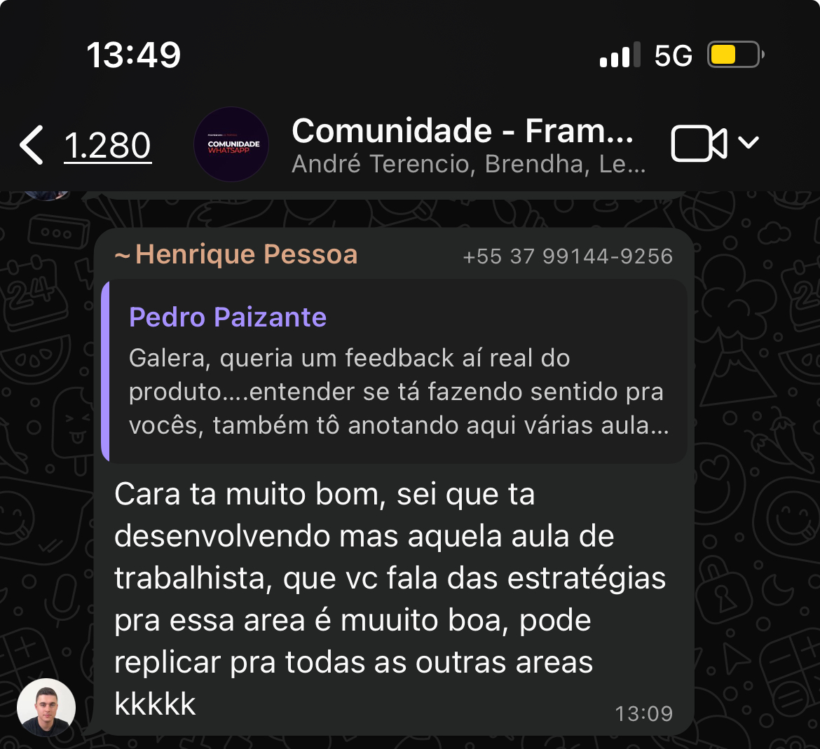 Depoimento de Henrique Pessoa