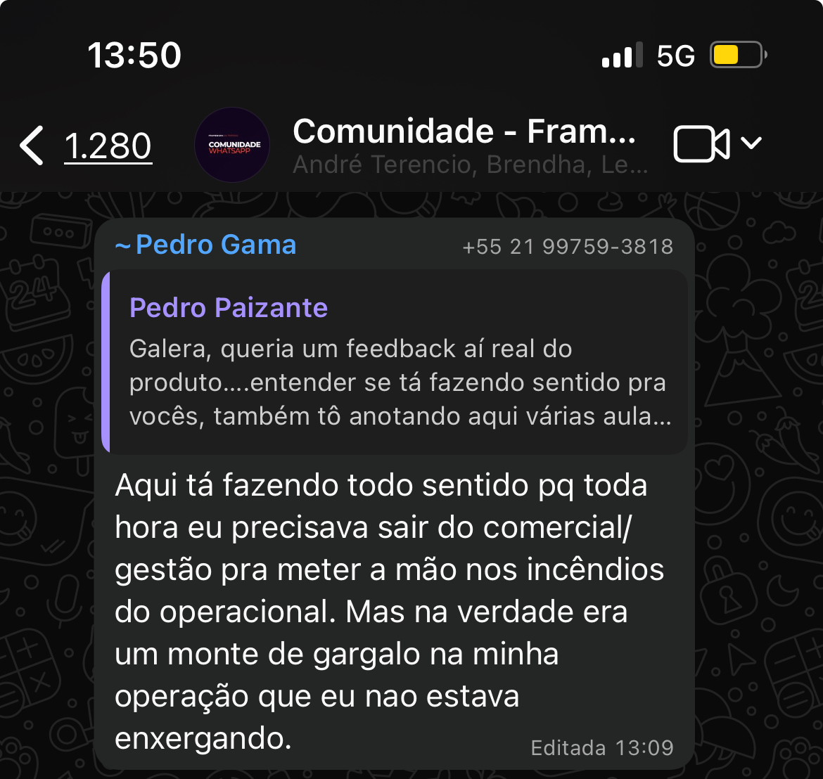 Depoimento de Gabriel